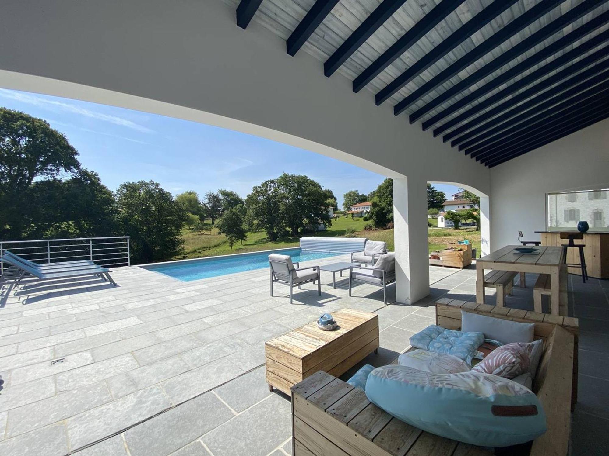 Maison Individuelle Avec Piscine Et Grand Jardin, 6-8 Pers, Urt - Fr-1-495-140 Exterior photo